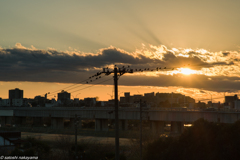 初夕陽