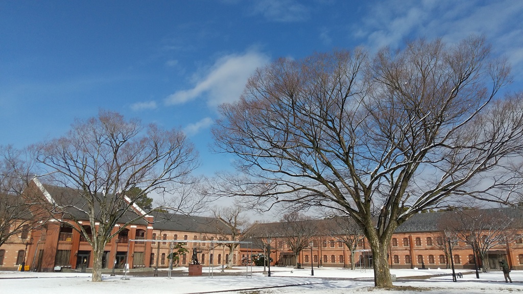 姫路市立美術館　　雪景色