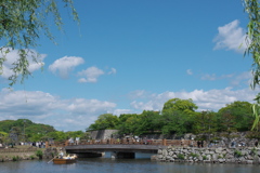 晴天の桜門橋