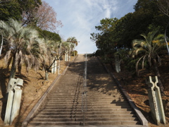 散歩　手柄山　地獄の階段