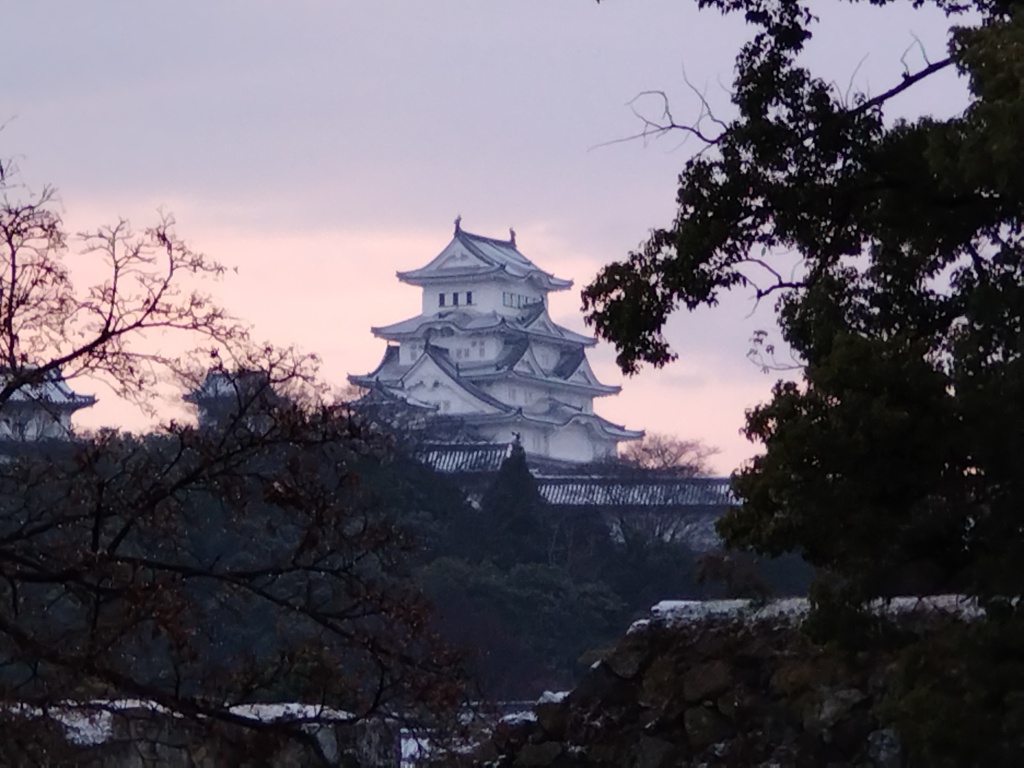 姫路城　千姫の小径にて