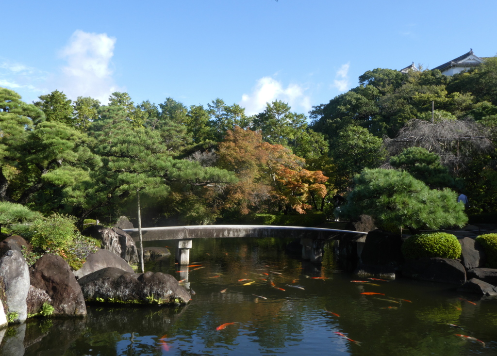 姫路城　西御屋敷跡庭園　好古園にて