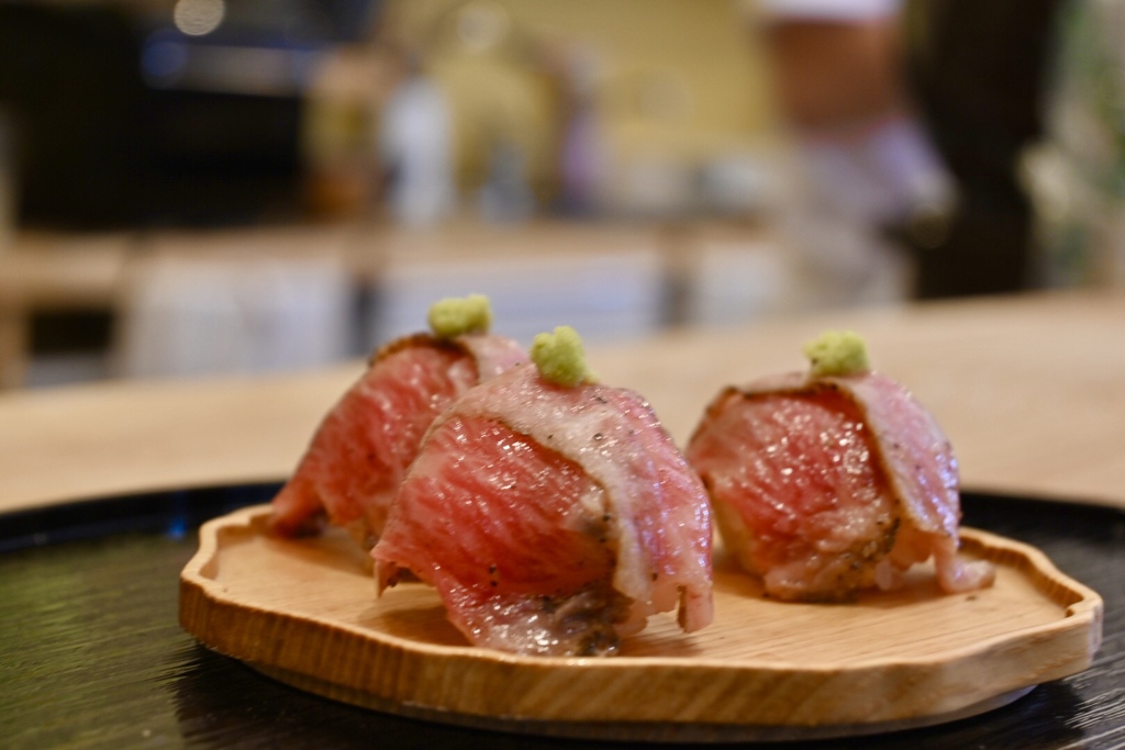 松阪牛のお寿司