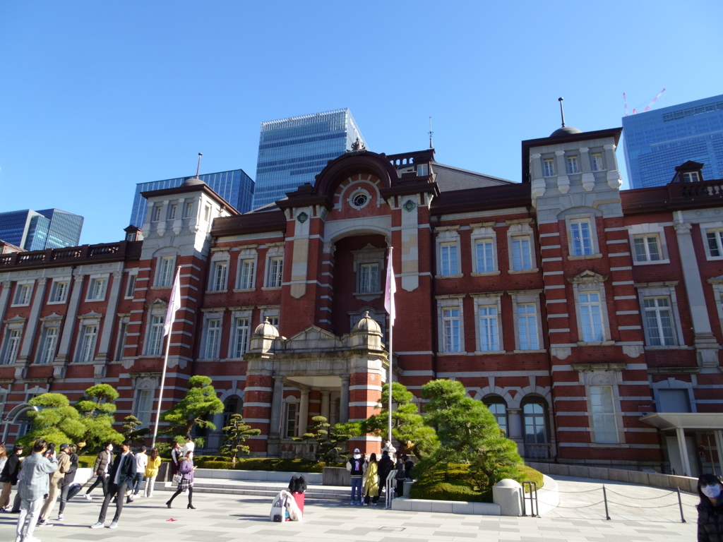 お正月の東京駅