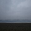 寒い日の海