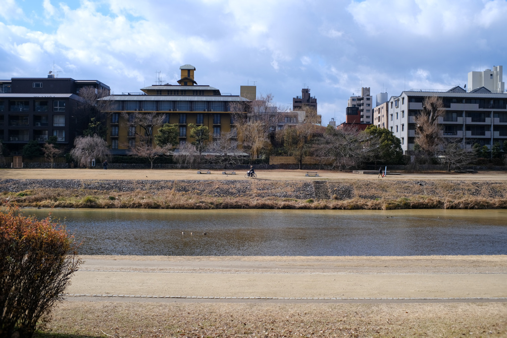 鴨川沿いを散歩