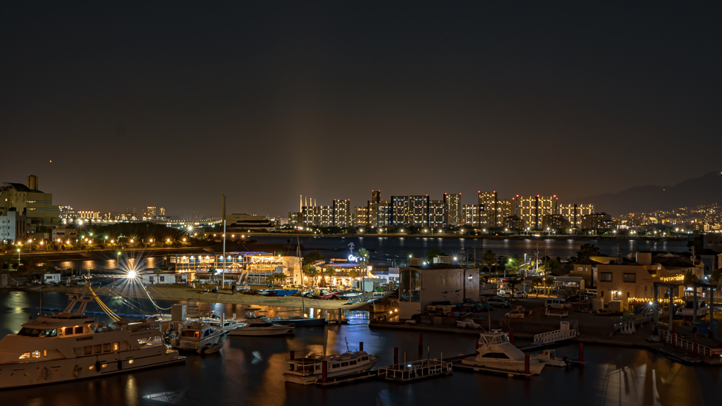 Night view in Nishinomiya