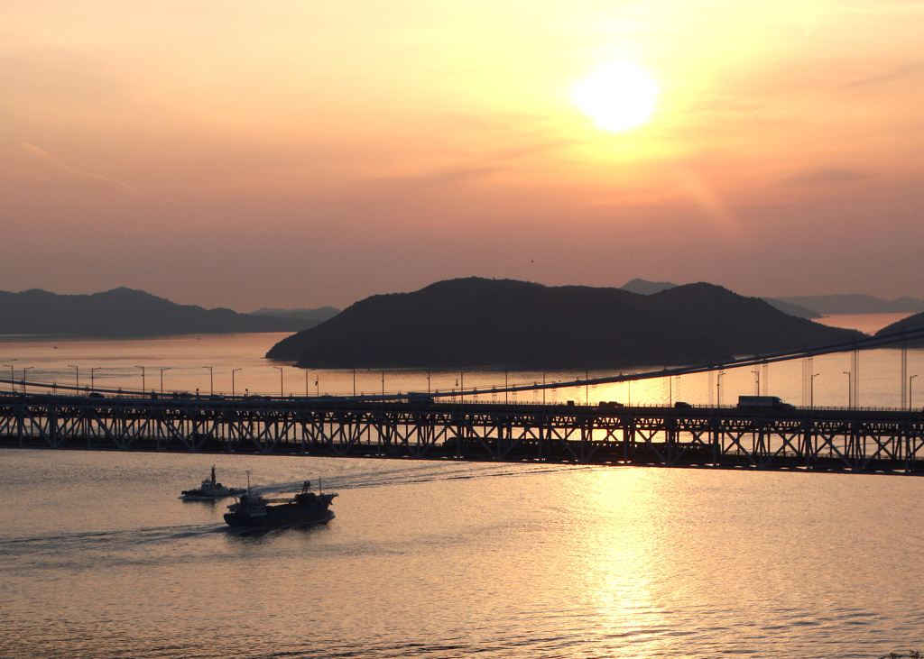 瀬戸の夕日