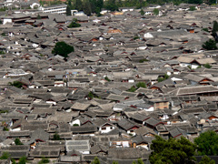  麗江の屋根