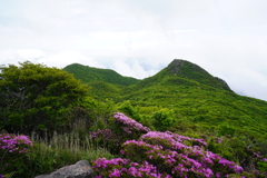 高塚山より天狗岩を望む