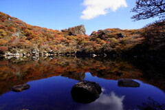 御池の紅葉