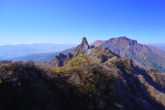 東峰から見る天狗峰
