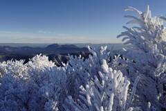 平治岳から由布岳を望む