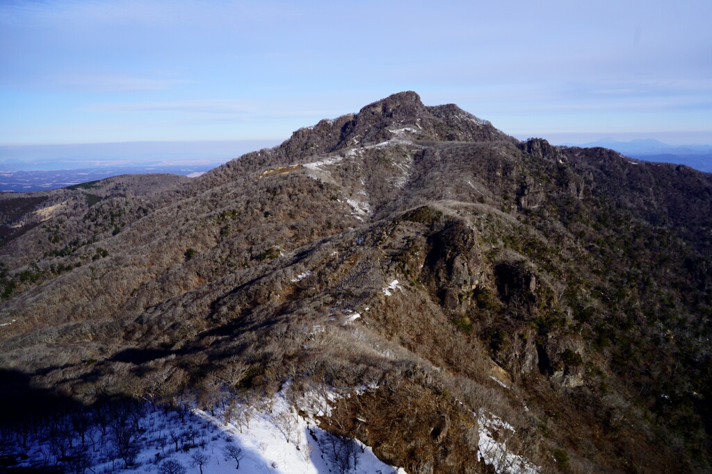 天狗岩より見る祖母山
