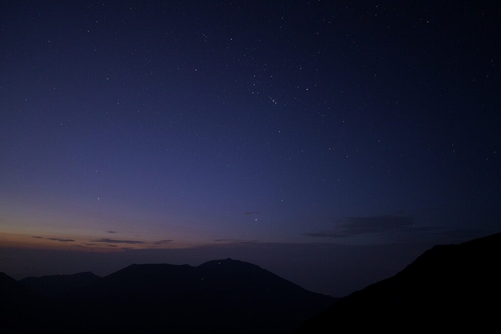 夜明け前の九重1