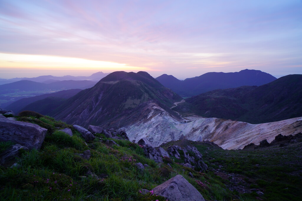 星生山の夜明け