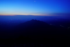 根子岳と金星