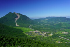 由布岳と塚原高原