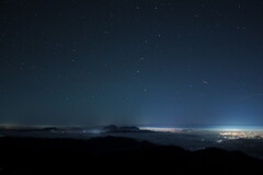 由布岳と北斗七星