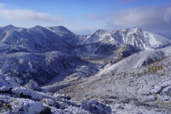 北千里ヶ浜と九重連山