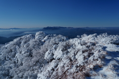 由布岳の冬6