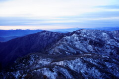 祖母山山頂からの眺め