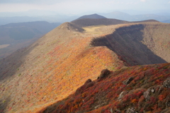 大船山西壁の紅葉