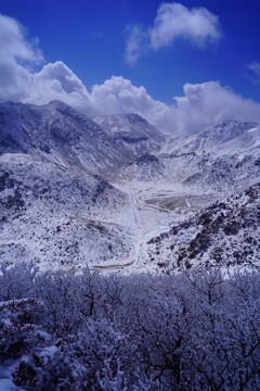雪の北千里ヶ浜