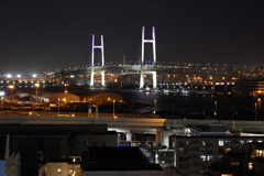 横濱　港の見える丘公園より　Bay Bridge