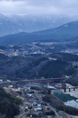 中津川市の夜明け