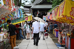 縁日とおじさん