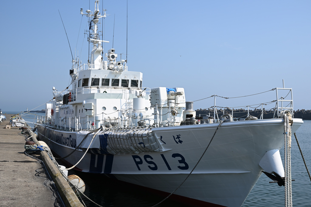 海をパトロール