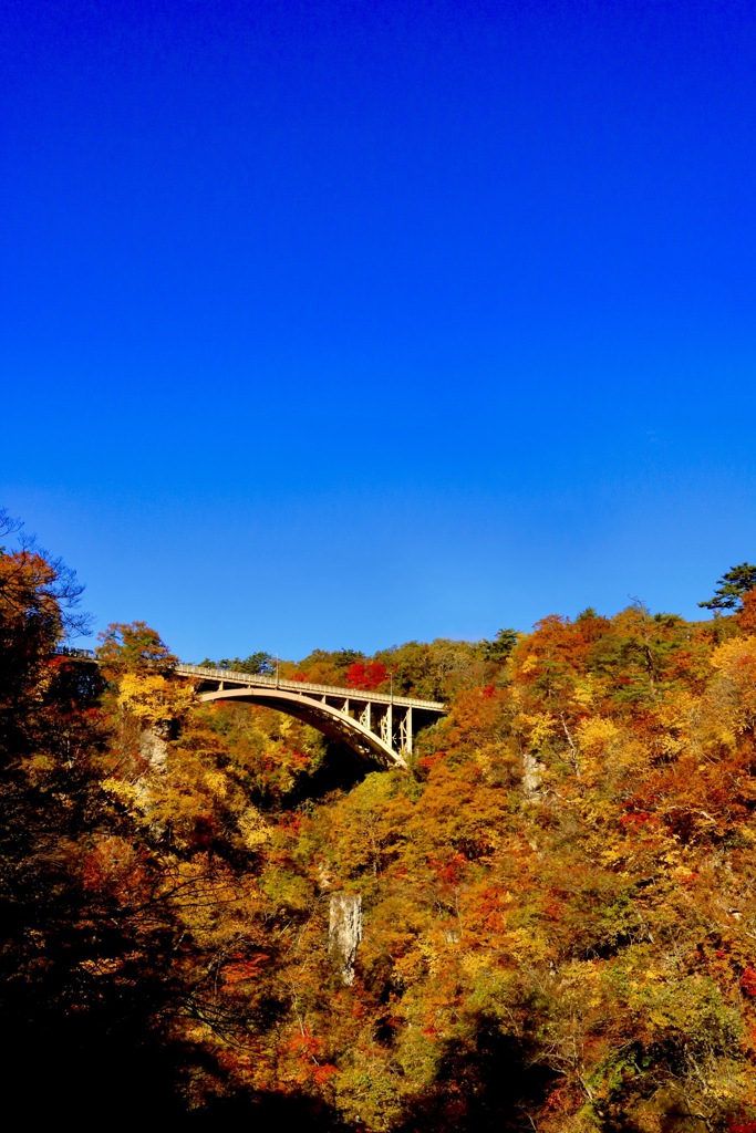 鳴子峡の紅葉