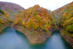 宝仙湖の紅葉