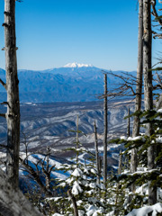 蓼科山からの御嶽山