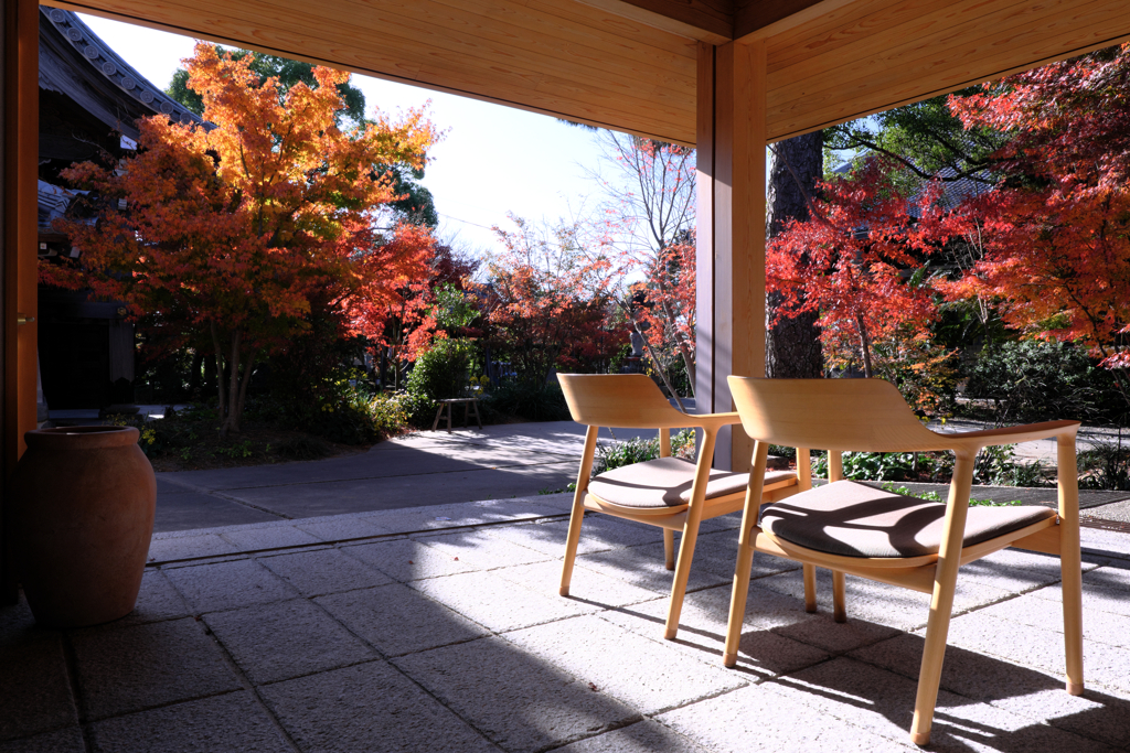 一色町・普元寺の紅葉＃７