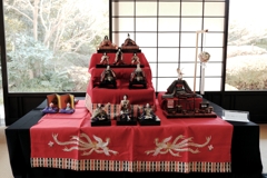 古い雛人形展示会の観覧＃７