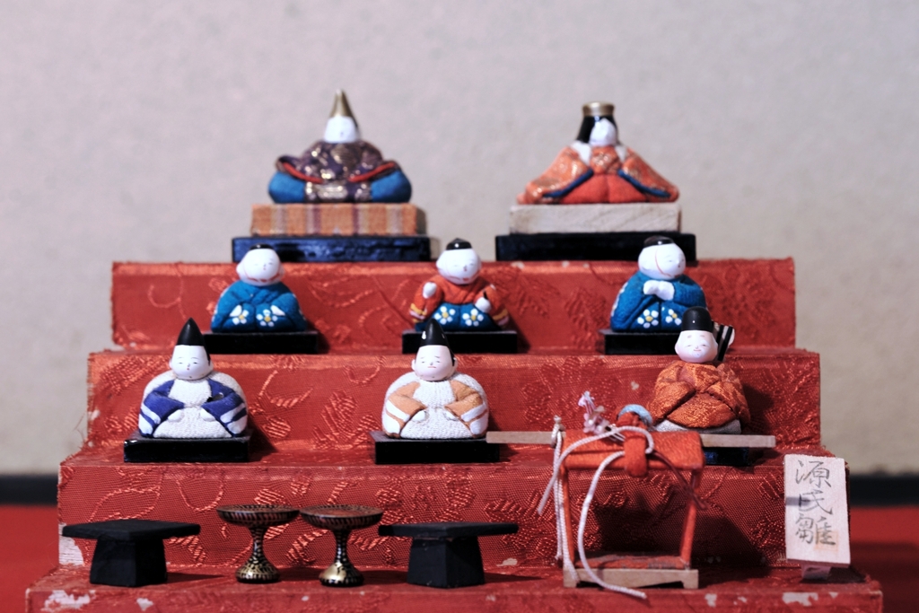 古い雛人形展示会の観覧＃３