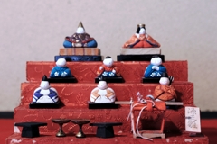 古い雛人形展示会の観覧＃３