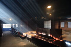 妻籠宿・脇本陣奥谷の「囲炉裏の光」＃６