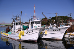 初冬の漁港情景＃５