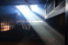 妻籠宿・脇本陣奥谷の「囲炉裏の光」＃１