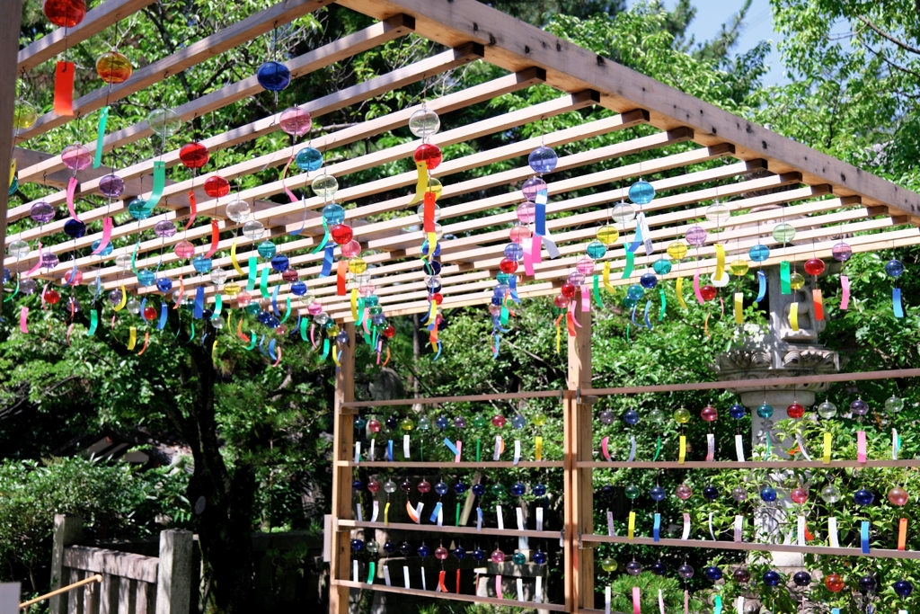 市原稲荷神社のカラー風鈴＃５