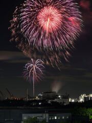 ３年振り開催の花火大会＃９