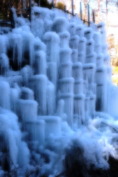 湧水広場・氷瀑撮影＃５
