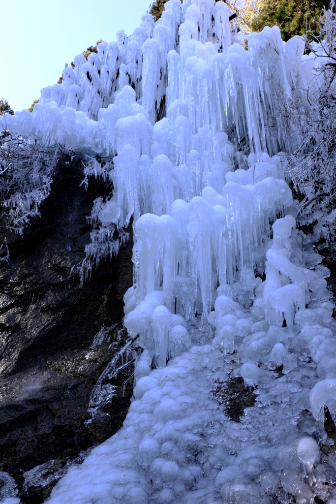 湧水広場・氷瀑撮影＃２
