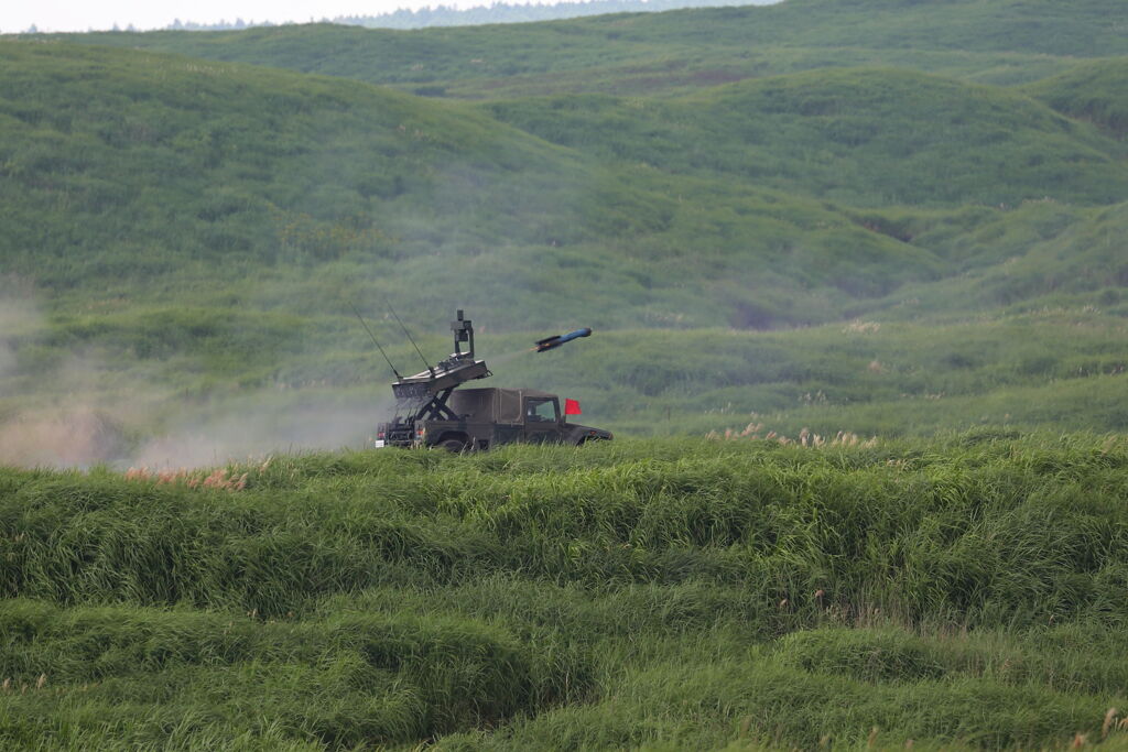 ロケット弾発射直後