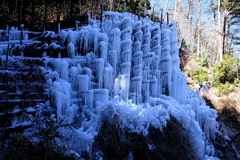 湧水広場・氷瀑撮影＃３