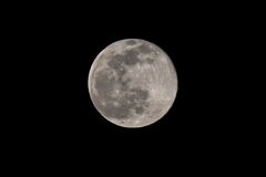 今年初めての満月・ウルフムーン