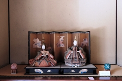 古い雛人形展示会の観覧＃２